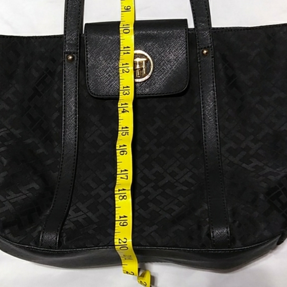 Tommy Hilfiger Monogram Canvas Tote + Change Purse - Picture 6 of 16